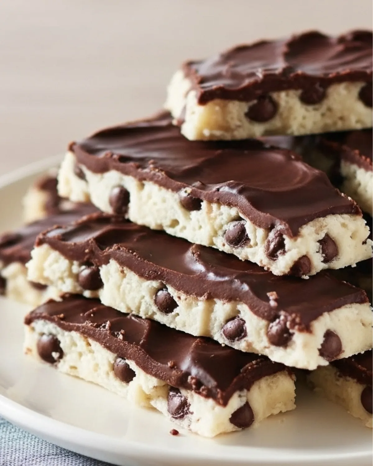 Chocolate Chip Protein Yogurt Bark on a sheet pan-10-minute, high-protein, ΒΌ-inch thick