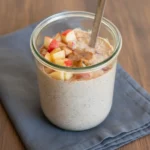 Apple Cinnamon Overnight Oats (5-Minute Prep) 2 Spoonful of apple cinnamon overnight oats