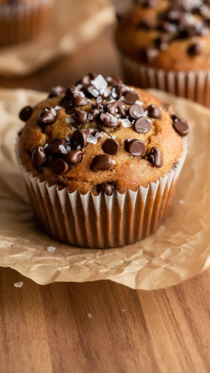 high protein banana muffins on rack