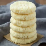 3 Ingredient Coconut Cookies (Chewy & Simple) 2 coconut cookies broken open