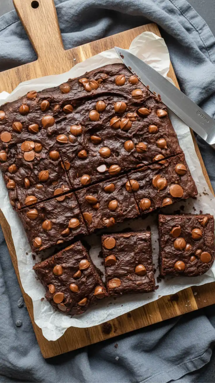 Easy Blender Brownies Healthy and Fudgy Easy blender brownies with fudgy centers