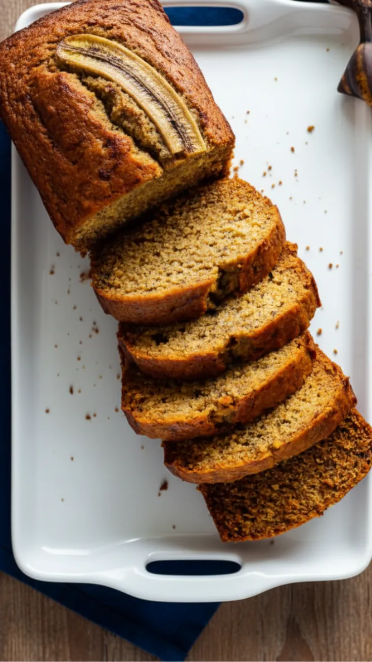 Moist Healthy Banana Bread moist healthy banana bread loaf