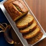 Healthy Banana Bread (Moist, One Bowl Recipe) 2 close up of healthy banana bread slice