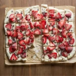 Strawberry Protein Yogurt Bark (3 Ingredients!) 2 Close up of strawberry yogurt bark pieces