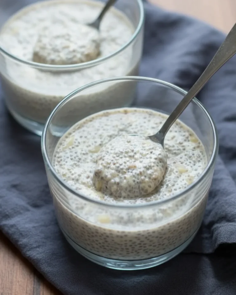 Make ahead banana chia breakfast cups