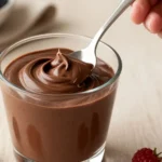 Chocolate quark dessert cup