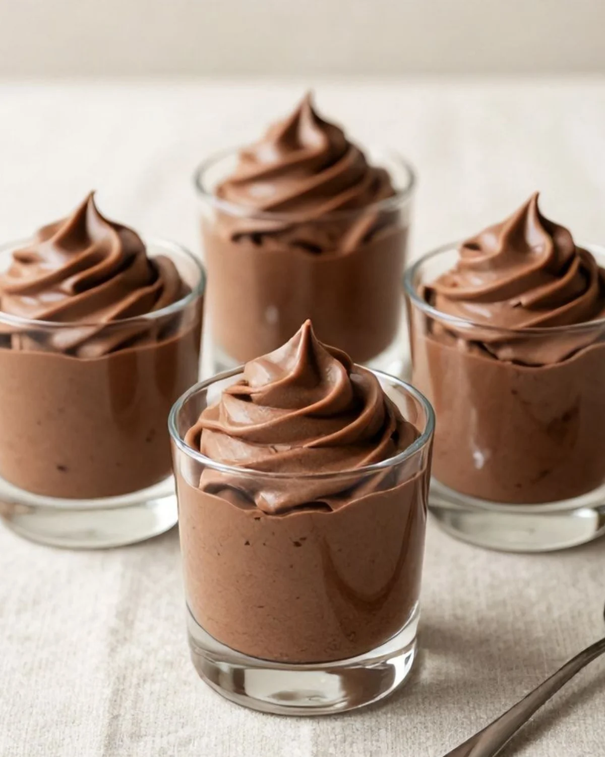 No bake chocolate skyr dessert cups