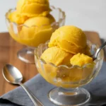 easy homemade mango sorbet
