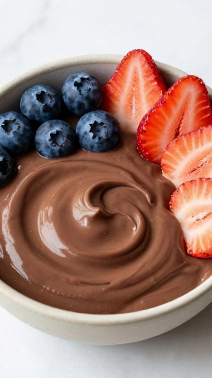 Healthy Cocoa Yogurt Breakfast Bowl healthy cocoa yogurt breakfast bowl with berries and nut butter