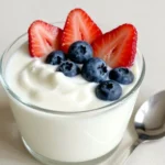 whipped berry yogurt featured