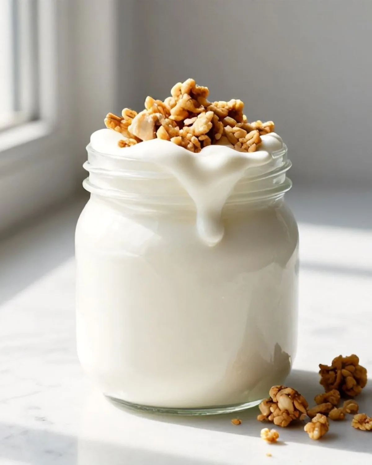 vanilla yogurt crunch jars featured