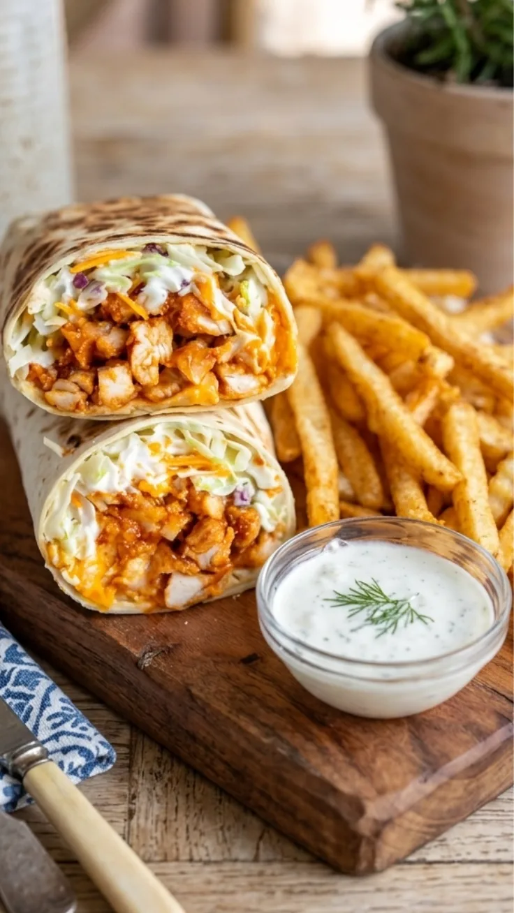 buffalo chicken wrap hero