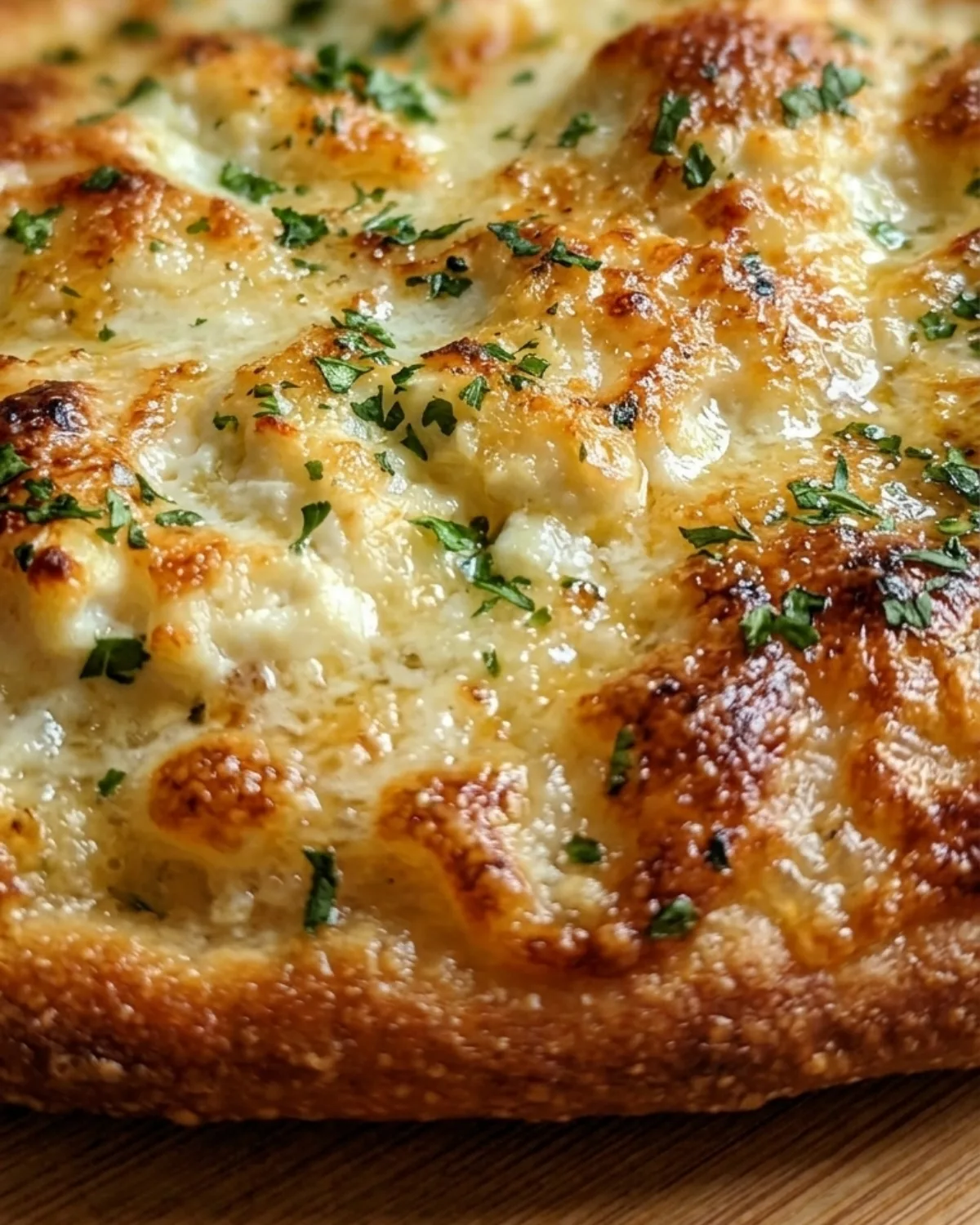 cottage cheese flatbread with golden skillet spots