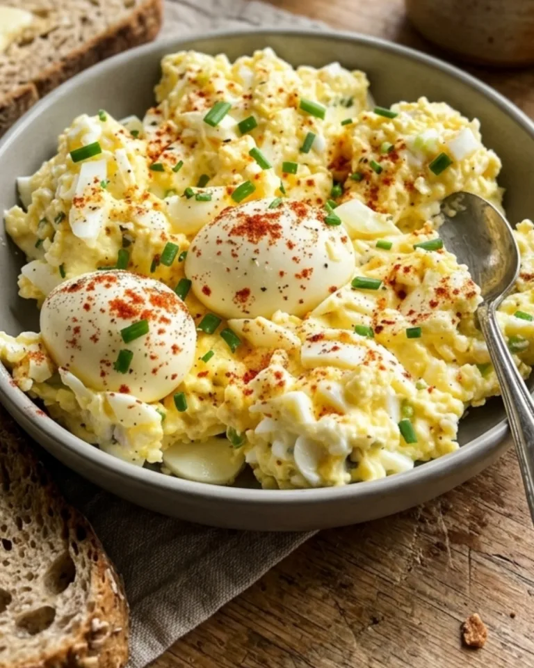 healthy egg salad made with cottage cheese