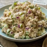 high protein tuna salad featured