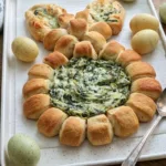 Creamy Easter Spinach Dip Bread Bowl 3 FLAVOR2