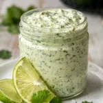 creamy cilantro garlic sauce ftr