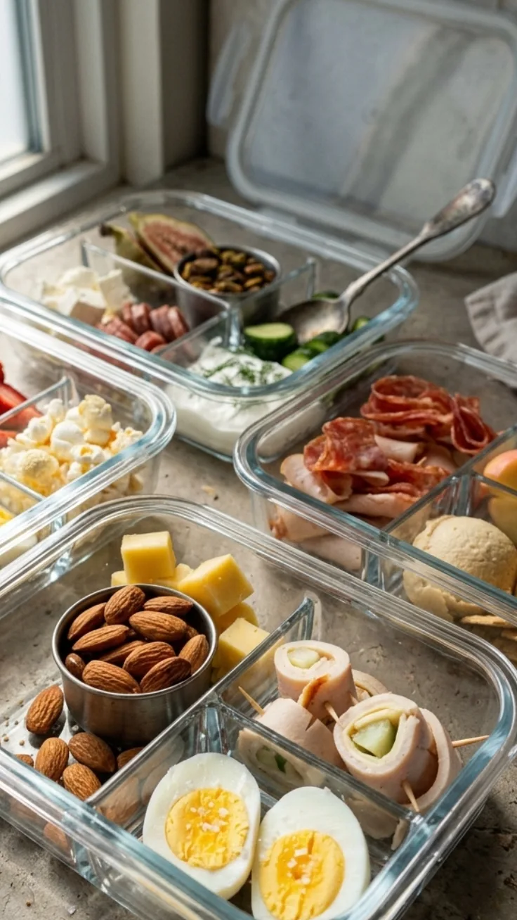 high-protein-snack-box-hero high protein snack boxes with eggs almonds and turkey rolls