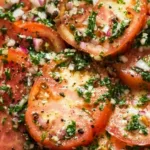 marinated tomatoes summer salad hero 1