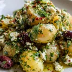 mediterranean potato salad hero